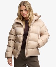 Hooded Shine Puffer Jacket