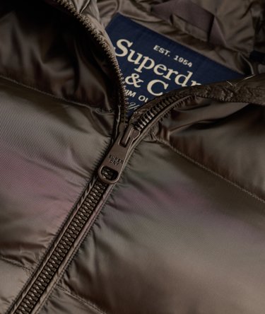 Hooded Shine Puffer Jacket Image 7