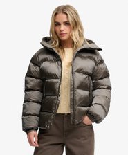 Hooded Shine Puffer Jacket