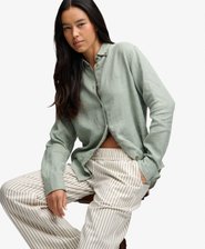 Camisa Slim Premium de Lino con Botones