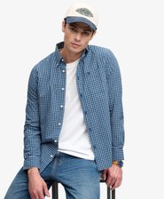 Preppy Poplin Overhemd met Lange Mouwen