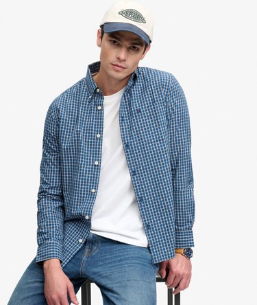 Preppy Poplin Overhemd met Lange Mouwen Image 2