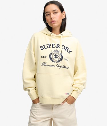 Hoodie Luxe Casual Brod&eacute; Coupe D&eacute;contract&eacute;e Image 1