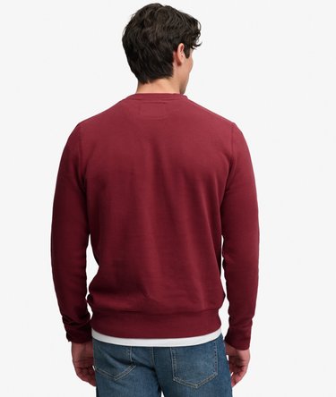 Athletic Applique Relaxed Crew Sweatshirt Image 5