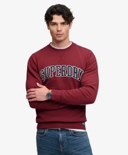 Athletic Applique Sweater Relaxed Pasvorm
