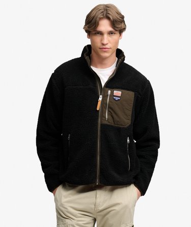 Vintage Retro Full Zip Fleece Avslappnad Passform Image 5