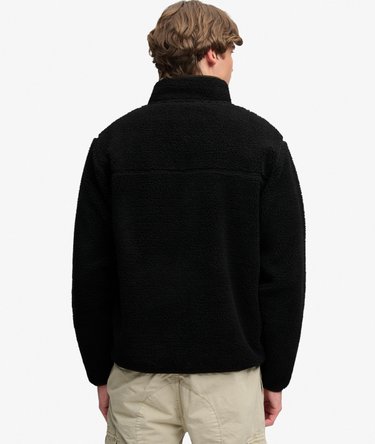 Vintage Retro Full Zip Fleece Avslappnad Passform Image 6