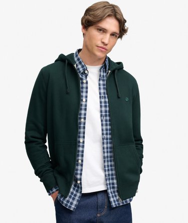 Felpa con cappuccio e zip Essential SD Co Logo Image 1