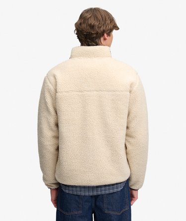 Vintage Retro Full Zip Fleece Vestibilit&agrave; Comoda Image 6