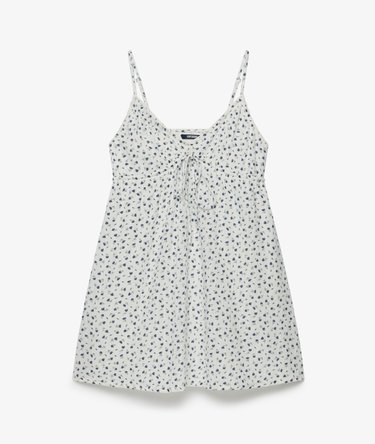 Textured Woven Cami Dress Image 7
