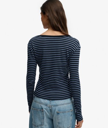 Athletic Essentials Striped Long Sleeve Top Image 5