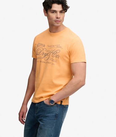 Vintage Workwear Print T-shirt Image 2