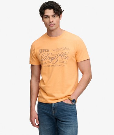 Vintage Workwear Print T-shirt Image 1