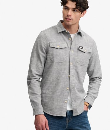 Herringbone Workwear Shirt Image 2