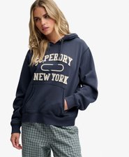 Athletic Essential Applique Cropped Hoodie