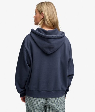 Athletic Essential Applique Cropped Hoodie Image 5