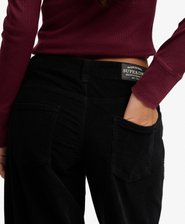 Mid Rise Baggy Corduroy Trousers