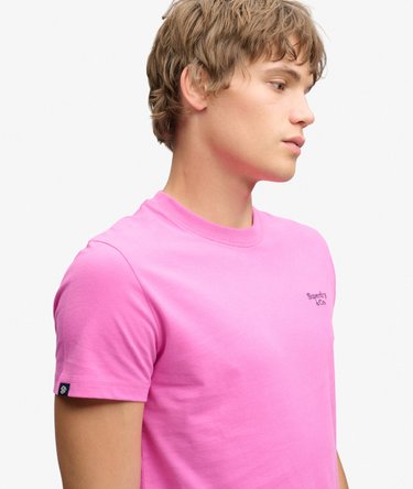 Essential Serif Logo Embroidered T-Shirt Image 4