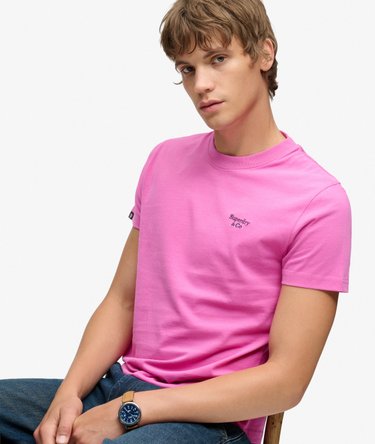 Essential Serif Logo Embroidered T-Shirt Image 2