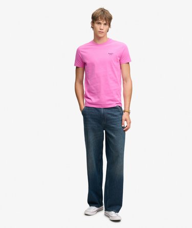 Essential Serif Logo Embroidered T-Shirt Image 3