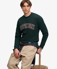 Athletic Applique Sweater Relaxed Pasvorm