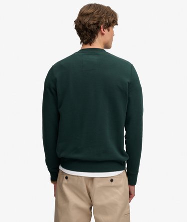 Athletic Applique Relaxed Crew Sweatshirt Image 5