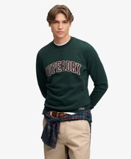Athletic Applique Sweater Relaxed Pasvorm