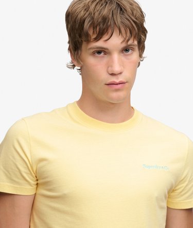 T-shirt con Logo Aziendale Essenziale Ricamato Image 4