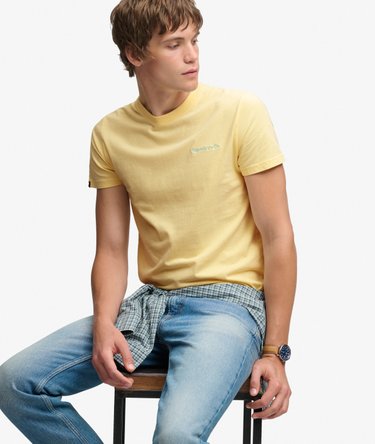 T-shirt con Logo Aziendale Essenziale Ricamato Image 2