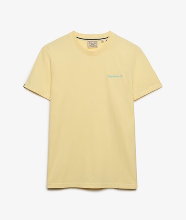 T-shirt con Logo Aziendale Essenziale Ricamato Image 7
