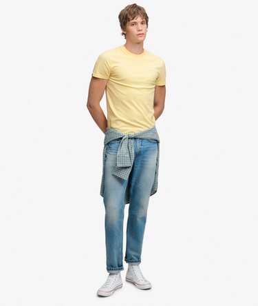 T-shirt con Logo Aziendale Essenziale Ricamato Image 3