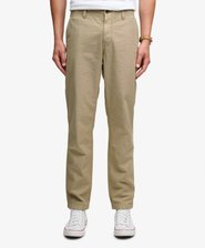 Tapered Washed Chino Trousers