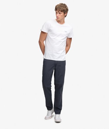 Chino-Hose mit konischer Passform Image 1