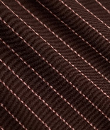 Pantalon Pinstripe Taille Haute Coupe Classique Image 6