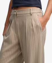Mid Rise Pinstripe Trousers