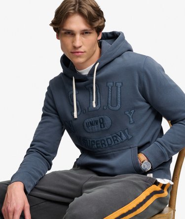 Sweat &agrave; capuche Tonal Applique coupe d&eacute;contract&eacute;e Image 4