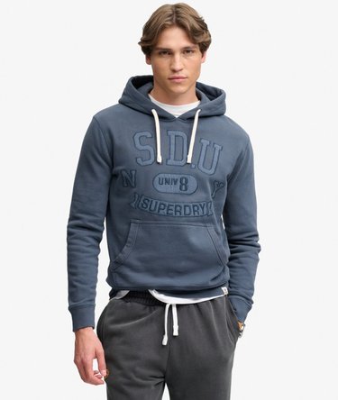 Sweat &agrave; capuche Tonal Applique coupe d&eacute;contract&eacute;e Image 1