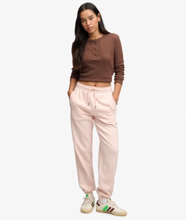 Signature Jogginghose mit B&uuml;ndchen und Stickerei Image 1
