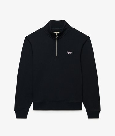 Signature Sweatshirt mit Stickerei und Rei&szlig;verschluss Image 7