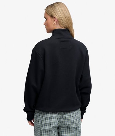 Signature Sweatshirt mit Stickerei und Rei&szlig;verschluss Image 5
