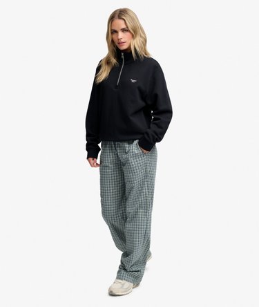 Signature Sweatshirt mit Stickerei und Rei&szlig;verschluss Image 3