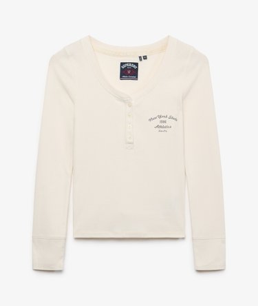 Athletic Button Down Long Sleeve Top Image 7