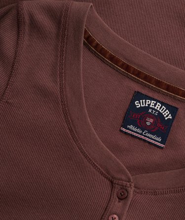Athletic Button Down Long Sleeve Top Image 6