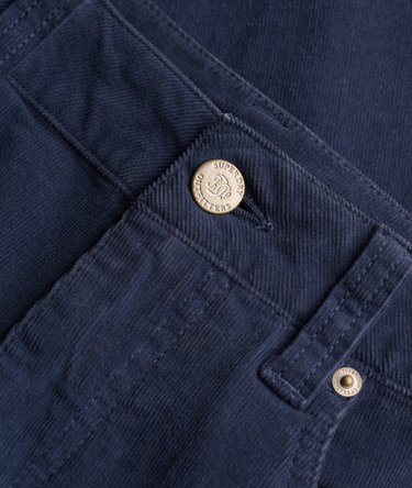 Pantalon en Velours C&ocirc;tel&eacute; Baggy Taille Moyenne Image 6