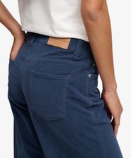 Pantalon en Velours C&ocirc;tel&eacute; Baggy Taille Moyenne