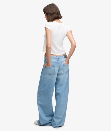 Mid Rise Baggy Jeans Image 5