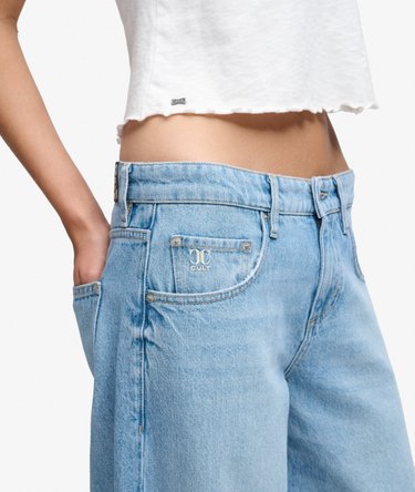 Mid Rise Baggy Jeans Image 2