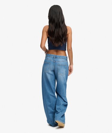 Mid Rise Baggy Jeans Image 5