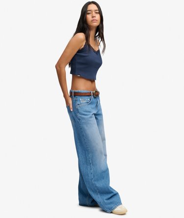 Mid Rise Baggy Jeans Image 4