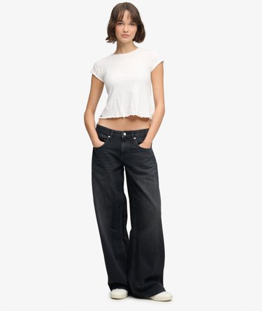 Mid Rise Baggy Jeans Image 1